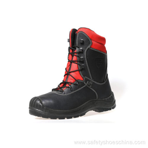 steel toe leather safety boots